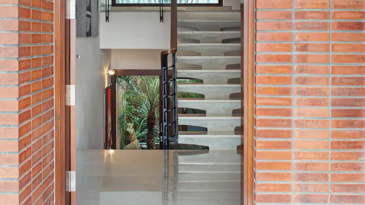 After the rain entrance