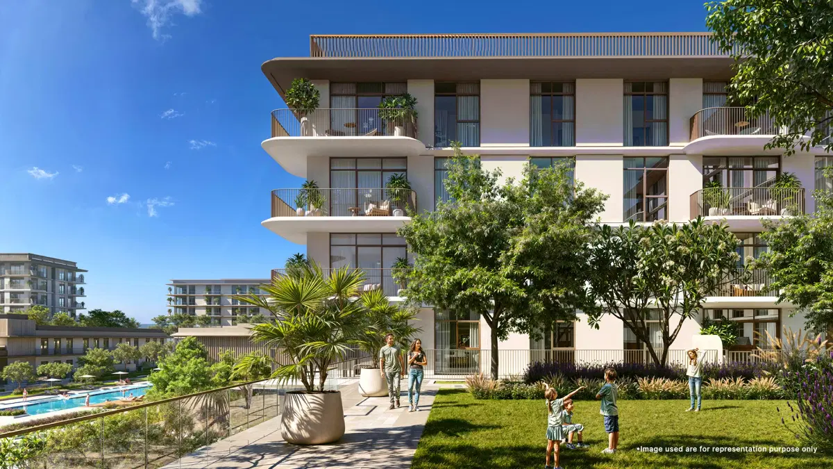 Vibrant And Secured outdoor kids' play area In Emaar Ocean Star At Rashid Yachts And marina