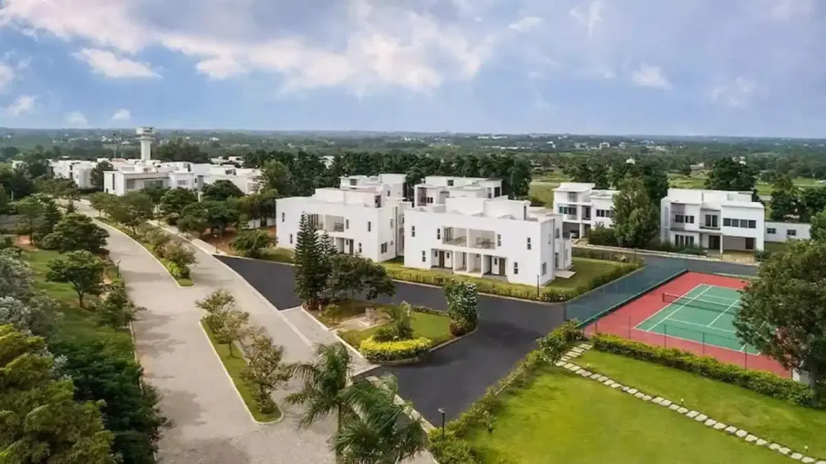 Century WinterSun Villas-in-Yelahanka Bangalore-Aerial-view